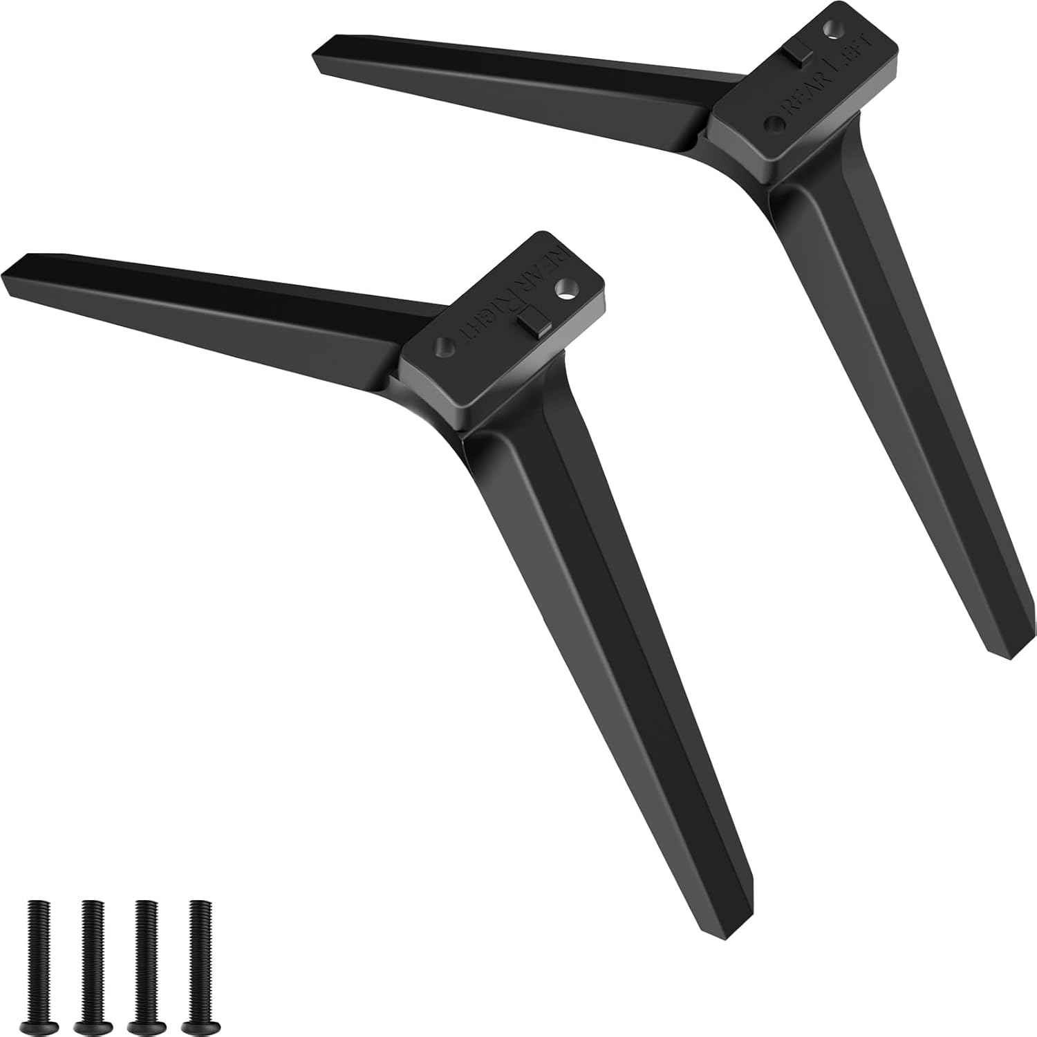 TV Legs for Vizio V505-J09 – Tailored for Vizio Models Listed, Not for Other Models, Easy to Install, for Vizio TV Feet Replacement with Screws & Instructions, Successful Installation in 5 Minutes