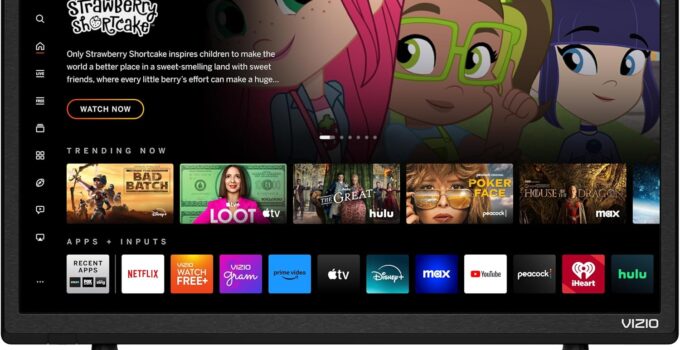 VIZIO 24-inch D-Series Full HD 1080p Smart TV with Apple AirPlay and Chromecast Built-in, Alexa Compatibility, D24f-J09, 2022 Model