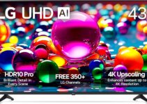 LG 43UA7700P 43 inch Class UA77 Series LED AI 4K Smart webOS TV (2025)