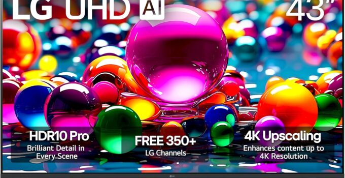 LG 43UA7700P 43 inch Class UA77 Series LED AI 4K Smart webOS TV (2025)